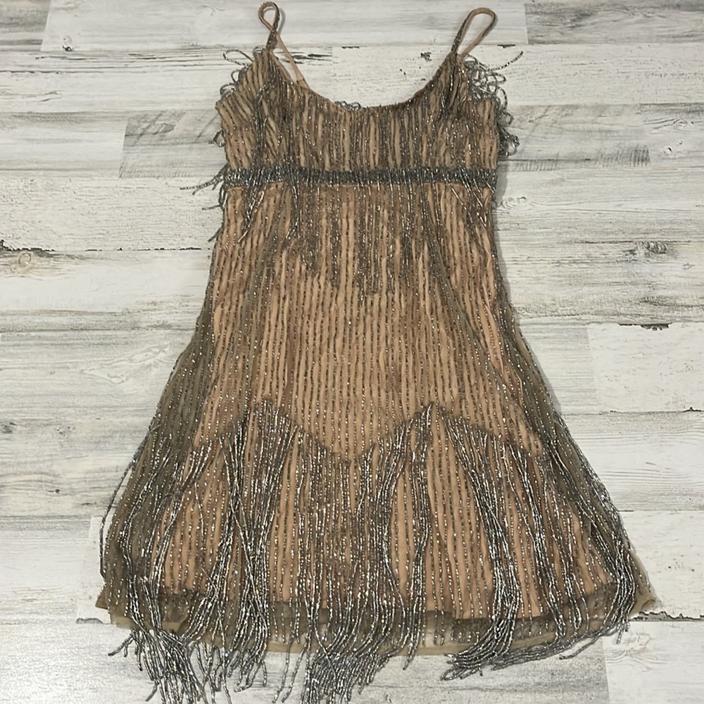 AS by DF beaded dress size XS.  NWT - Picture 7 of 15